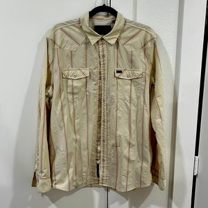 Howler Brothers pearl snap fishing shirt vented